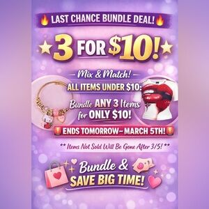3 for $10 Bundle Sale